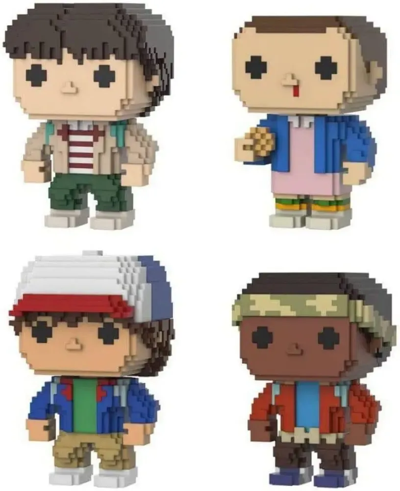 Stranger Things POP! TV Vinyl Figuren 4er-Pack 8 Bit 9 cm