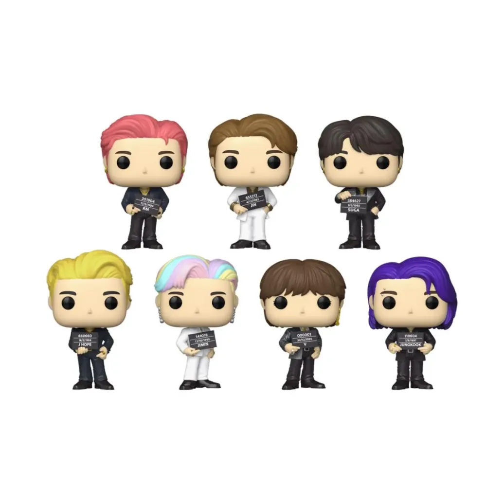 BTS POP! Rocks Vinyl Figuren 7er-Pack Butter 9 cm