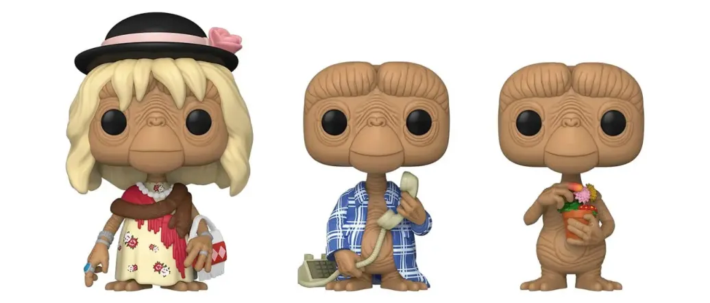E.T. 40th Anniversary POP! Movies Vinyl Figur E.T. 3er-Pack 9 cm