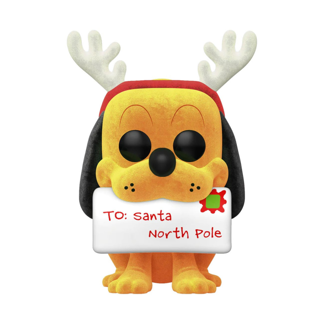 Disney POP! Vinyl Figur Holiday Pluto (Flocked) Special Edition 9 cm