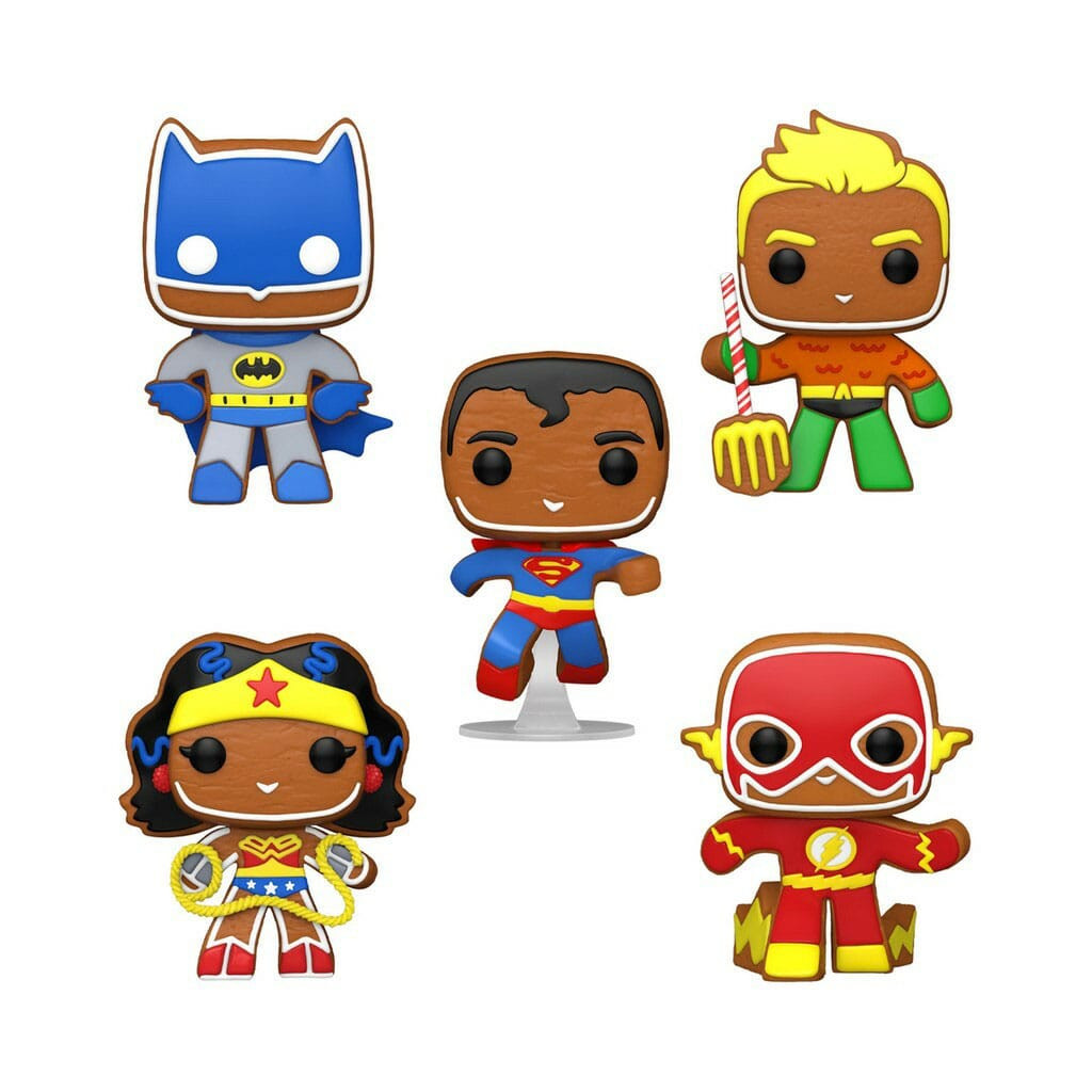 Pop! Heroes: DC Holiday - Gingerbread 5-Pack