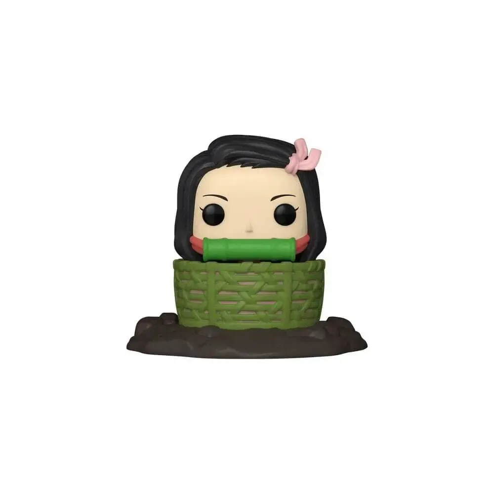 Demon Slayer: Kimetsu no Yaiba POP! Deluxe Vinyl Figur Nezuko Kamado in Basket Exclusive Edition 9 cm