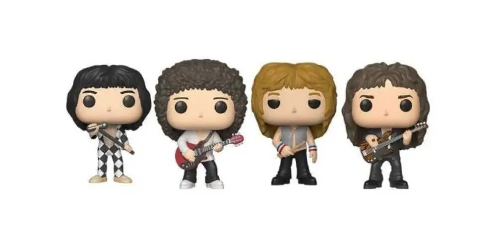 Queen POP! Rocks Vinyl Figuren 4er-Pack 9 cm