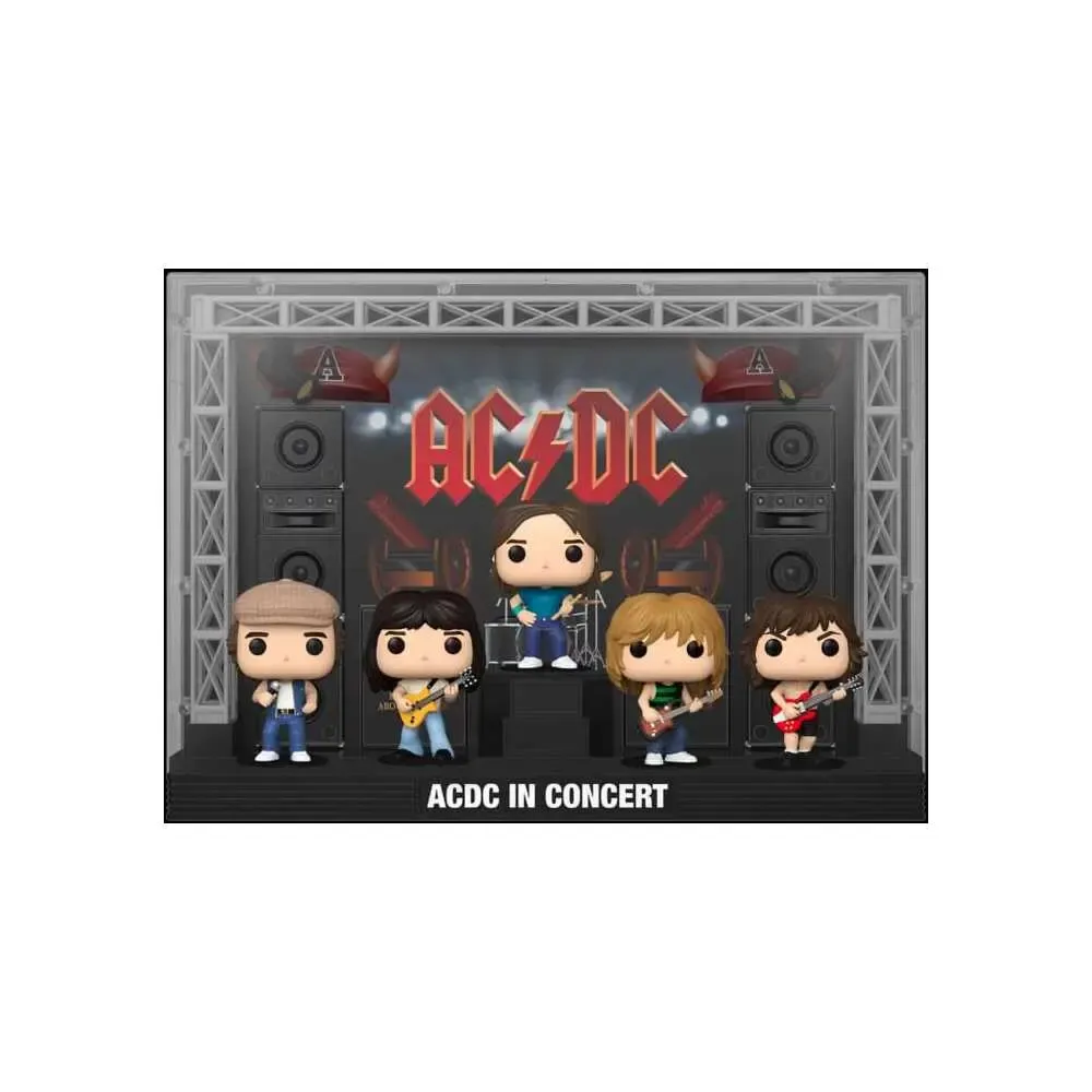 AC/DC POP! Moments DLX Vinyl Figuren 5er-Pack AC/DC in Concert 9 cm