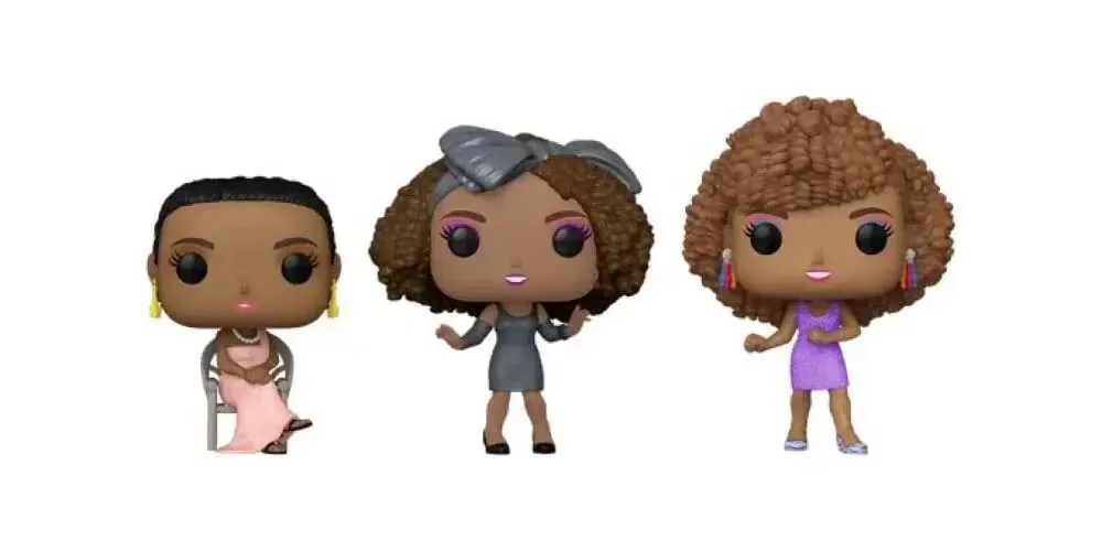 Whitney Houston POP! Icons Vinyl Figuren 3er-Pack Exklusive Edition 9 cm