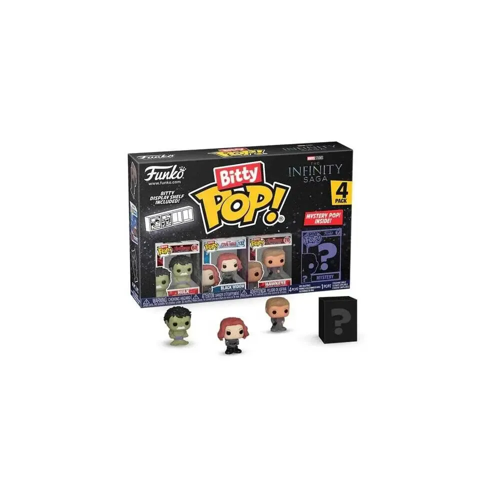 Marvel Bitty POP! Vinyl Figuren 4er-Pack Hulk 2,5 cm