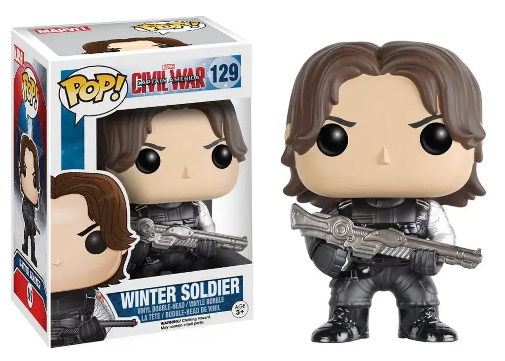 Avengers Civil War Winter Soldier POP! Figur 9 cm