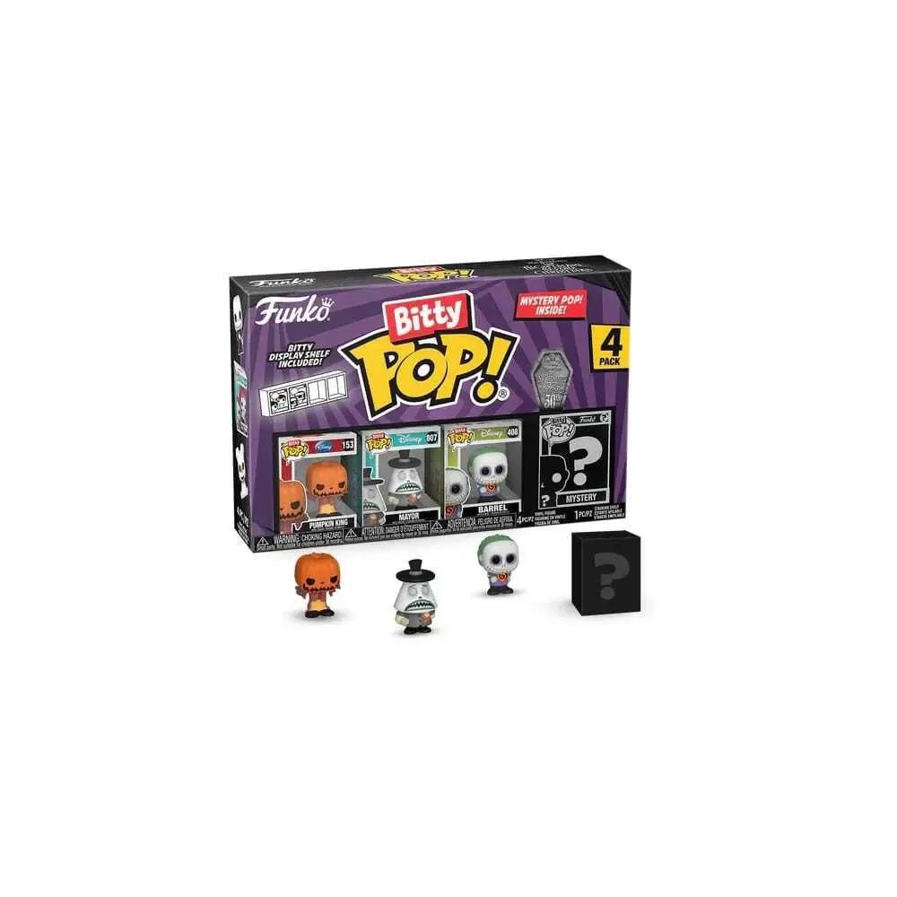 Nightmare Before Christmas Bitty POP! Vinyl Figuren 4er-Pack Pumpkin Jack 2,5 cm