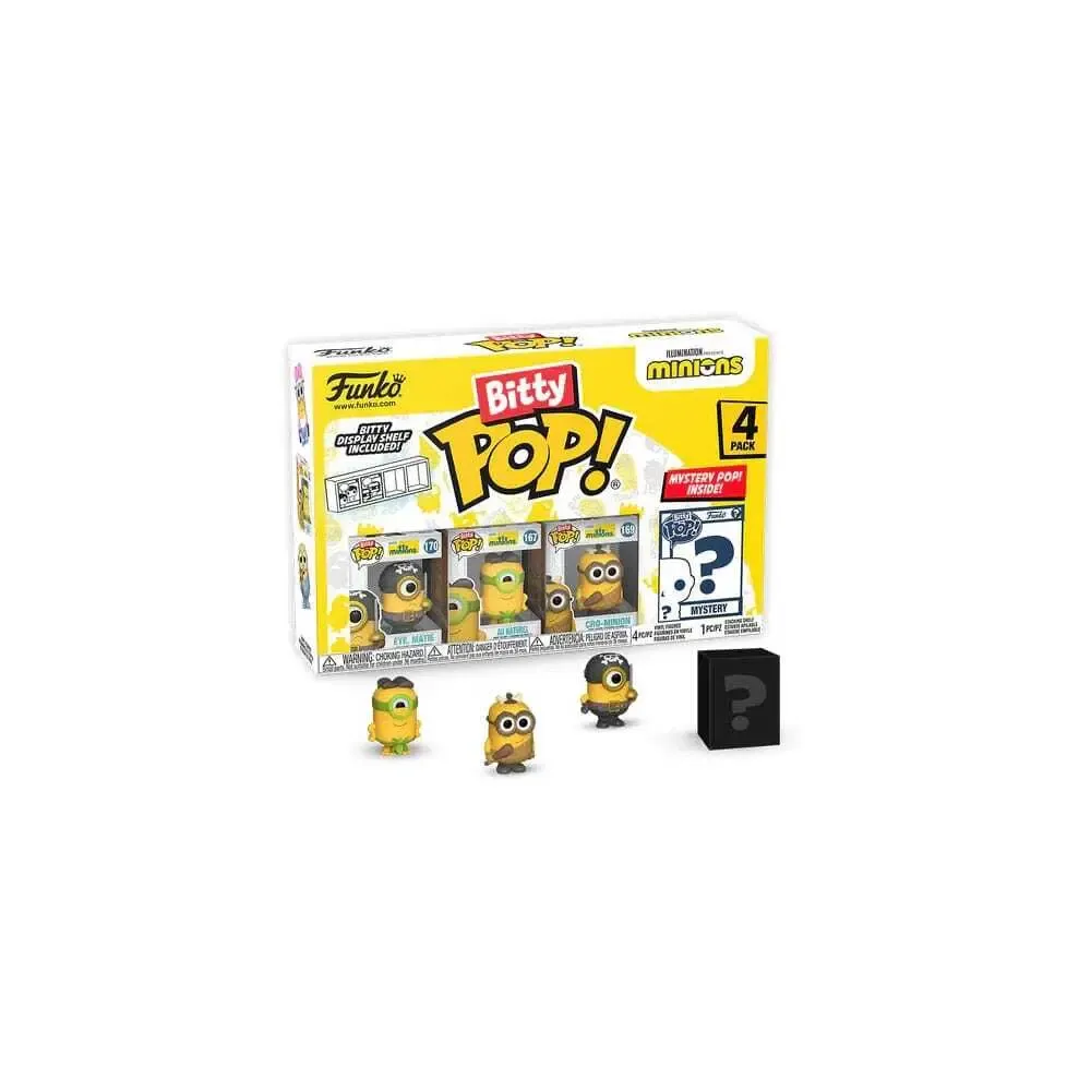 Minions Bitty POP! Vinyl Figuren 4er-Pack Eye Matie 2,5 cm