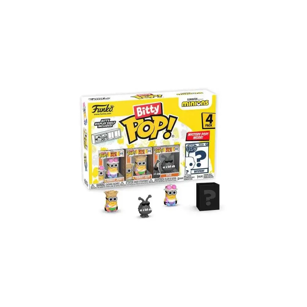 Minions Bitty POP! Vinyl Figuren 4er-Pack Young Gru 2,5 cm