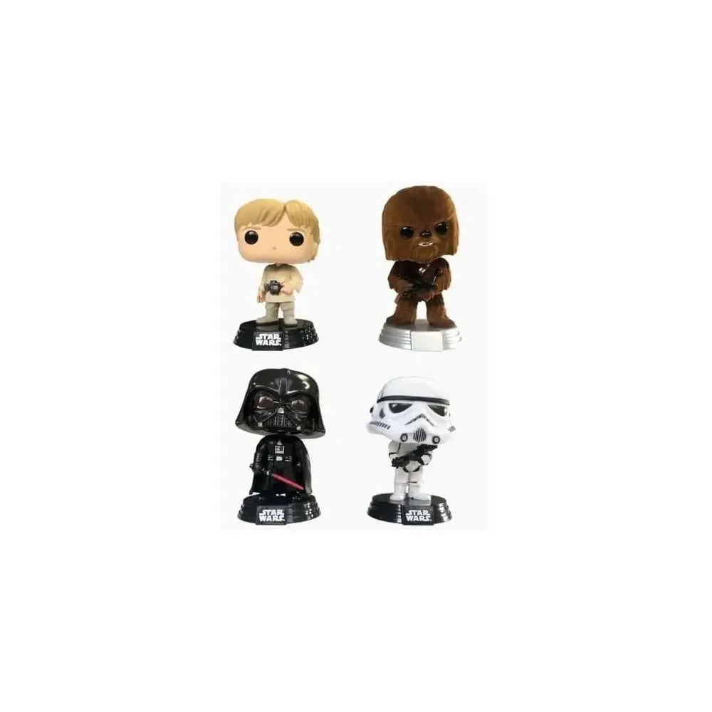 Star Wars POP! Movies Vinyl Figuren 4er-Pack New Classics (FL) 9 cm