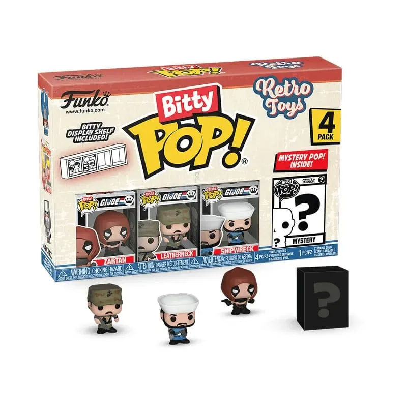 Retro Toys Bitty POP! Vinyl Figuren 4er-Pack GI Joe 2,5 cm