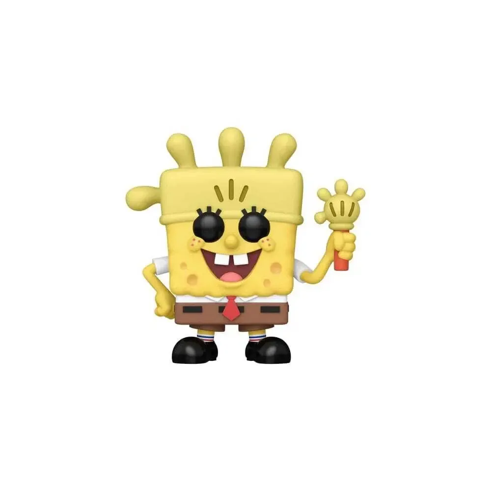 SpongeBob Schwammkopf 25th Anniversary POP! Vinyl Figur SB w/ Glove Light 9 cm