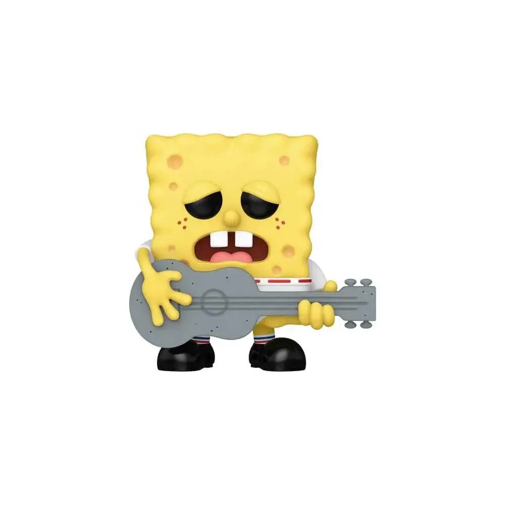 SpongeBob Schwammkopf 25th Anniversary POP! Vinyl Figur SB w/Guitar 9 cm