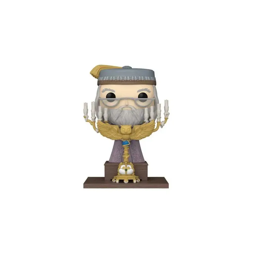 Harry Potter POP! Deluxe Vinyl Figur Deluxe Dumbledore w/Podium 12 cm