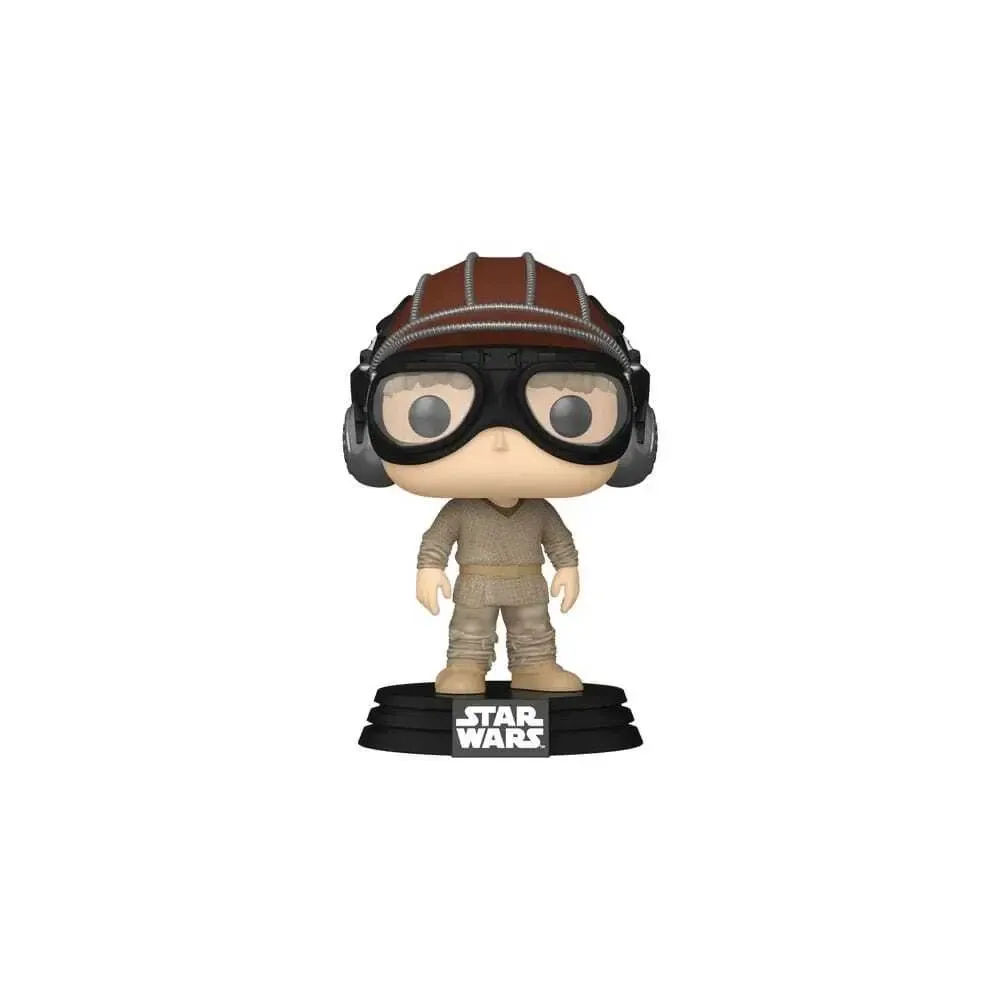 Star Wars: Episode I - Die dunkle Bedrohung Anniversary POP! Vinyl Figur Anakin w/Helmet 9 cm
