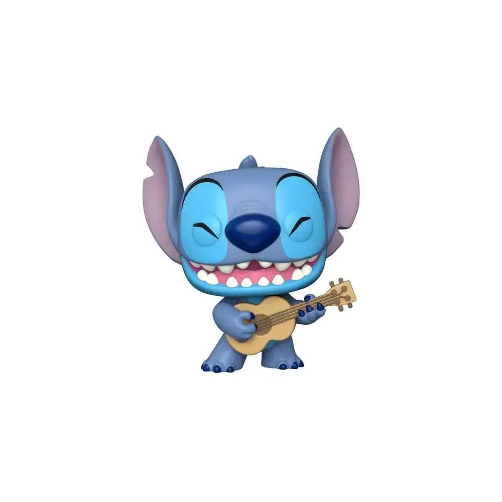 Lilo & Stitch - Stitch Ukulele Super Sized Jumbo POP! Figur 25 cm