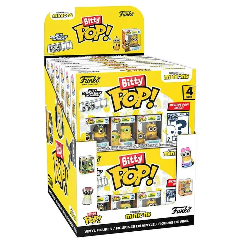 Minions Bitty POP! Vinyl Figuren 4er-Pack Display (12) 2,5 cm