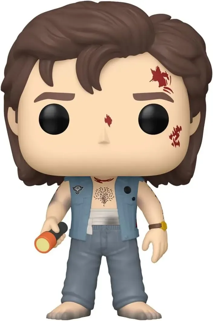 Stranger Things POP! TV Vinyl Figur Battle Damaged Steve *Exclusive Edition* 9 cm