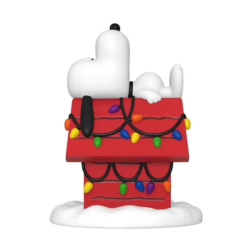 Die Peanuts - Fröhliche Weihnachten POP! Deluxe Vinyl Figur Snoopy & Doghouse 9 cm