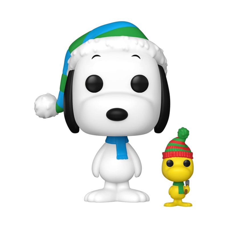 Die Peanuts - Fröhliche Weihnachten POP&Buddy! Movies Vinyl Figur Snoopy & Woodstock 9 cm