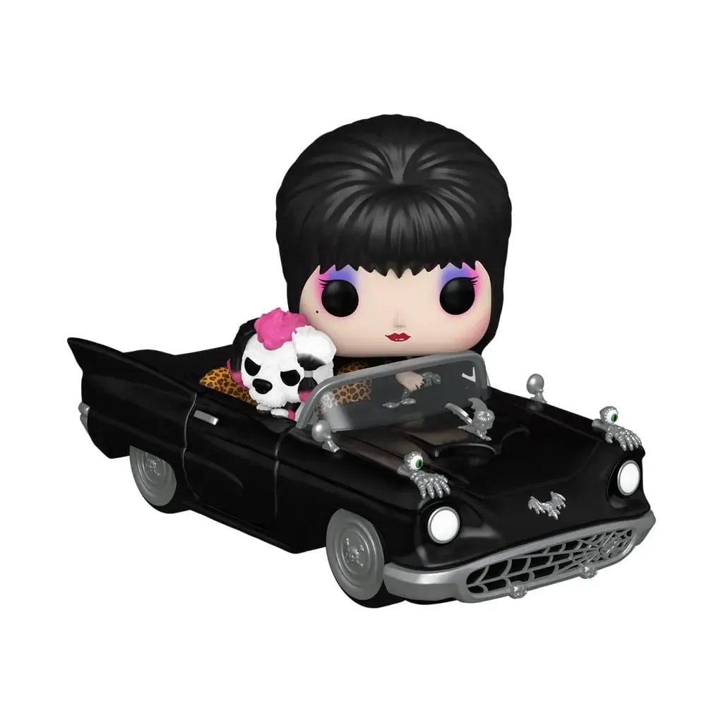 Elvira POP! Rides Deluxe Vinyl Figur Elvira w/Macabre Mobile 9 cm