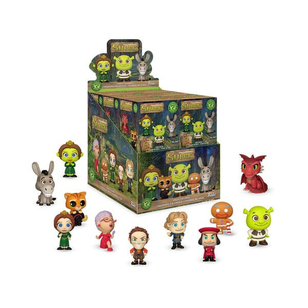 Shrek Mystery Minis Minifiguren 30th Anniversary 5 cm Display (12)
