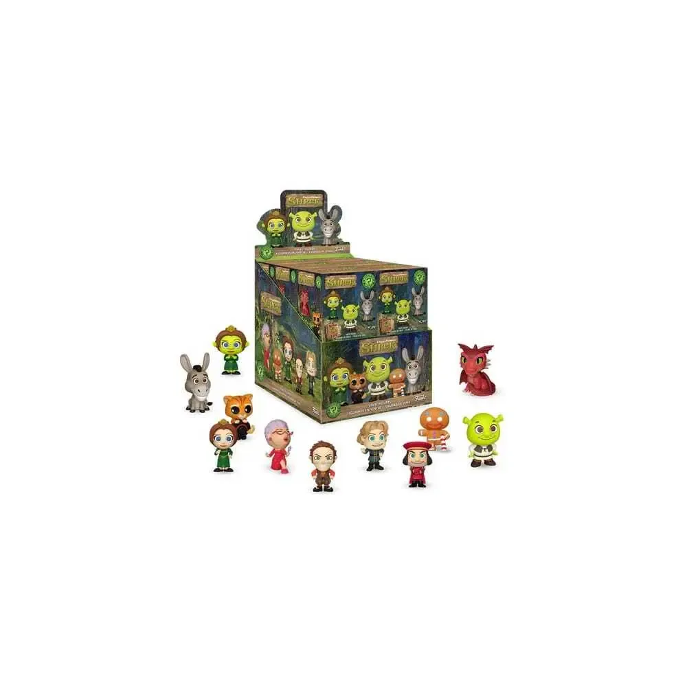 Shrek Mystery Minis Minifiguren 30th Anniversary 5 cm Display (12)