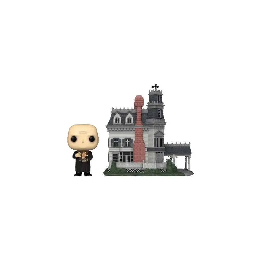 The Addams Family POP! Town Vinyl Figur Addams Home w/Uncle Fester 9 cm