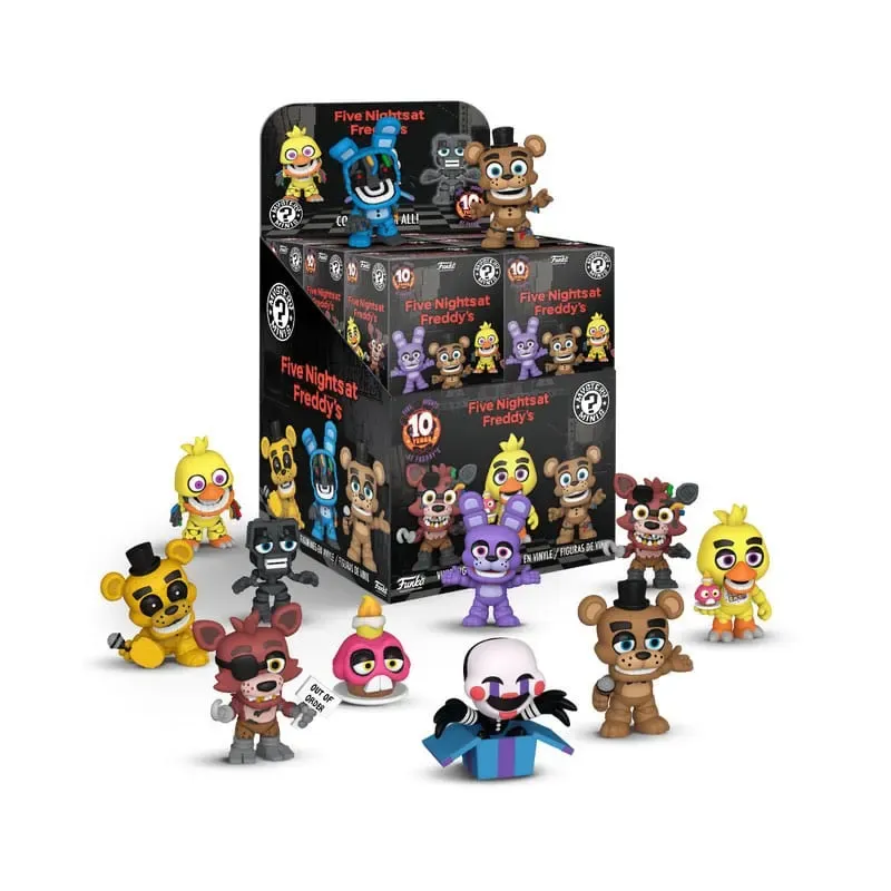 Five Night's at Freddy Mystery Minis Minifiguren FNAF (10y Anniversary) 5 cm Display (12)