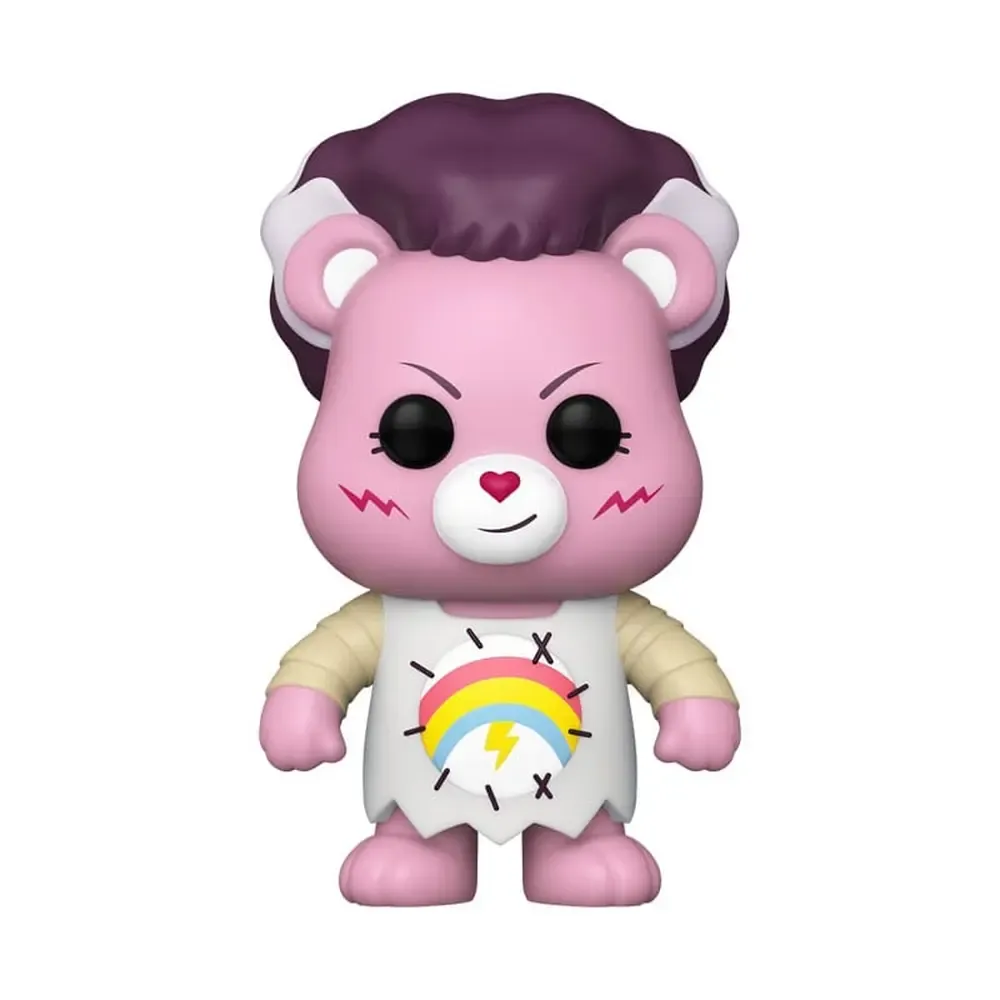 Die Glücksbärchen x Universal Monsters POP! Vinyl Figur Cheer Bear Bride of Frankenstein 9 cm