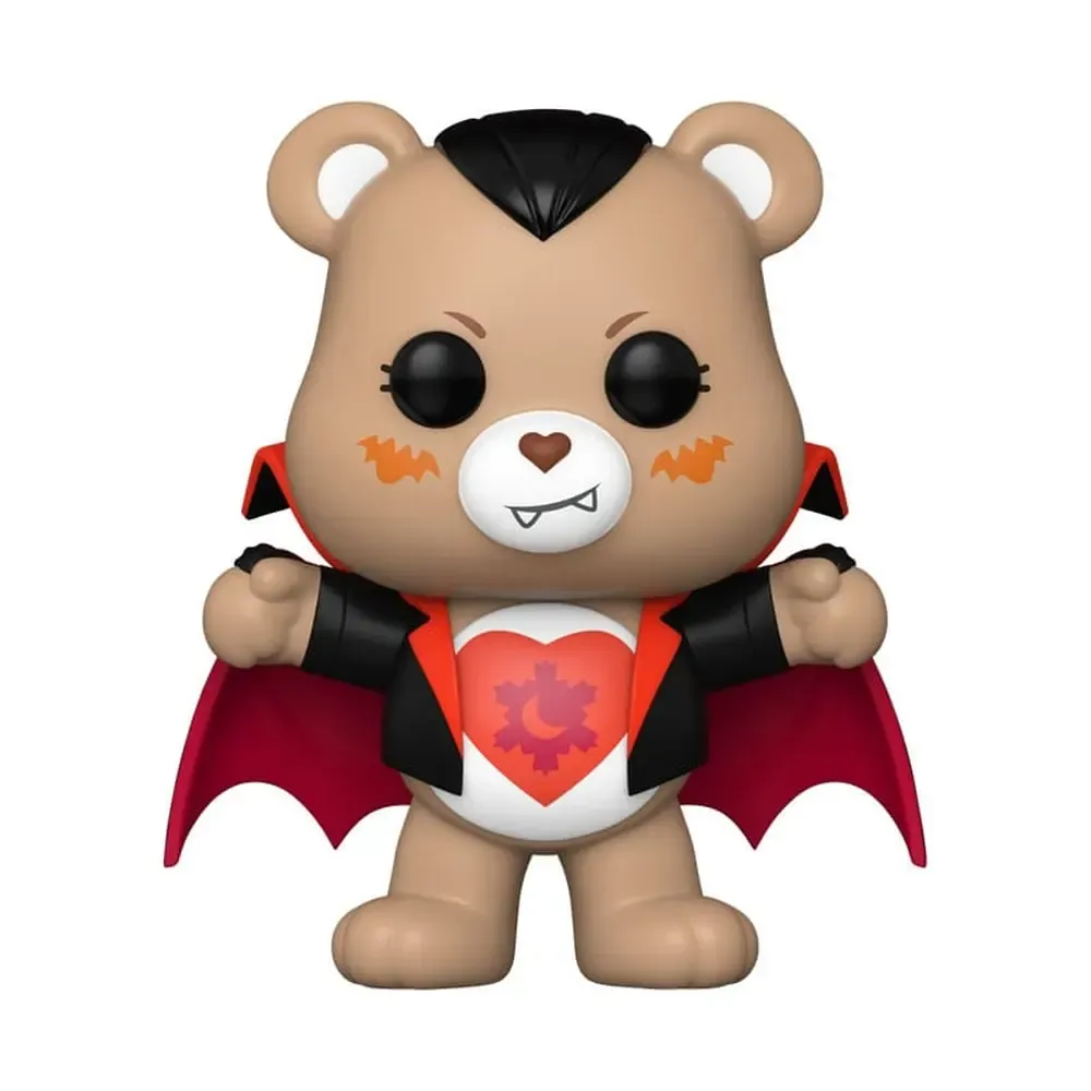 Die Glücksbärchen x Universal Monsters POP! Vinyl Figur Tender Heart Bear as Dracula 9 cm