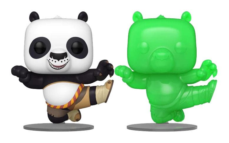 Kung Fu Panda POP! Movies Vinyl Figuren Po w/CH(FL) 9 cm Sortiment (6)
