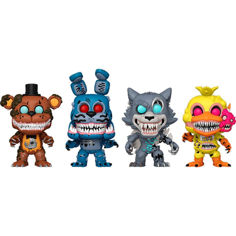 Five Nights at Freddy's POP! TV Vinyl Figuren 4er-Pack Twisted Ones 9 cm
