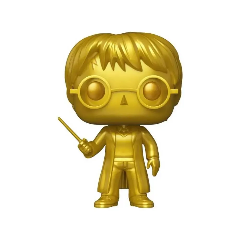 Harry Potter POP! Movies Vinyl Figur Gold Harry Potter *Exclusive Version* 9 cm