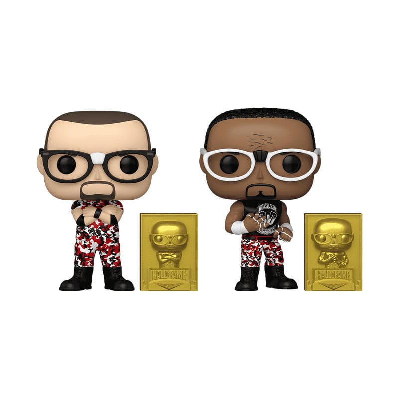 WWE POP! & Buddy! Vinyl Figuren 2er-Pack The Dudley Boyz: Bubba Ray & D-Von (2018 Hall of Fame) Exclusive 9 cm