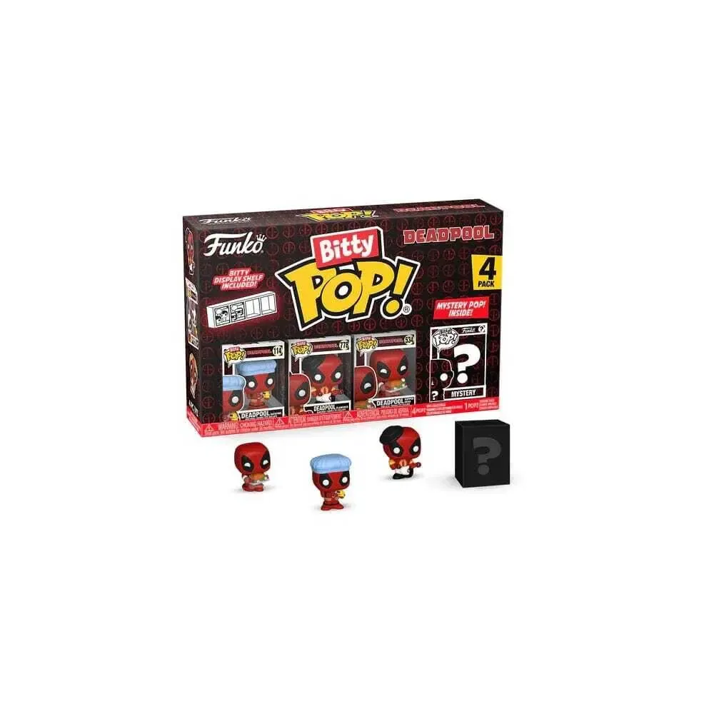 Deadpool Bitty POP! Vinyl Figuren 4er-Pack Bathtime 2,5 cm