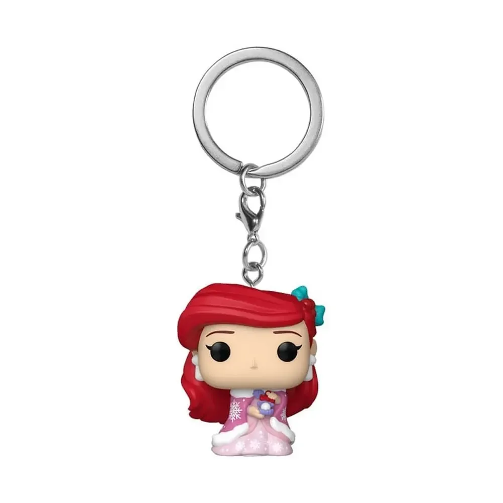Disney Princess POP! Vinyl Schlüsselanhänger 4 cm Holiday Ariel Display (12)