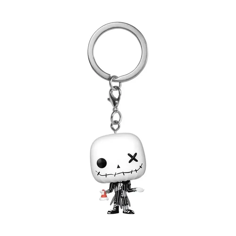 Nightmare before Christmas POP! Vinyl Schlüsselanhänger 4 cm Patchwork - Jack Display (12)
