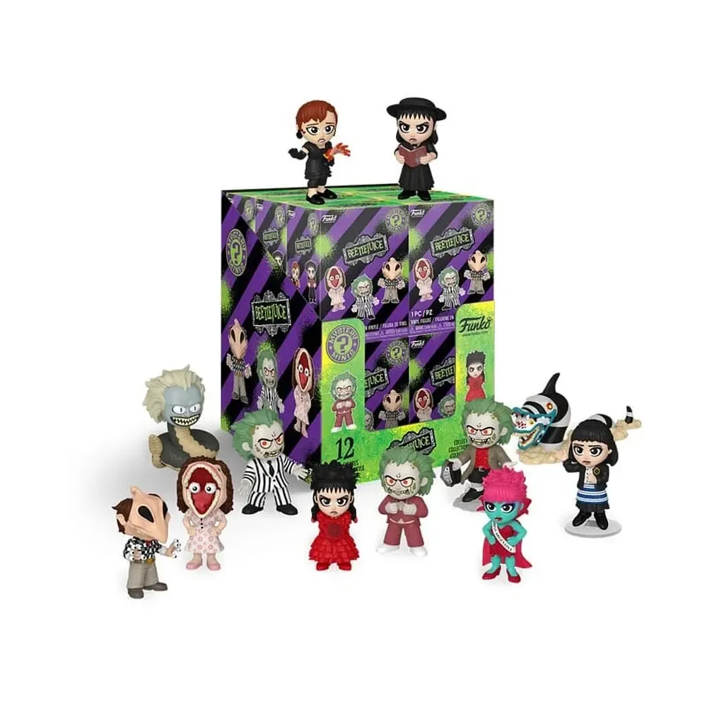 Beetlejuice Mystery Minis Minifiguren PDQ 5 cm Display (12)