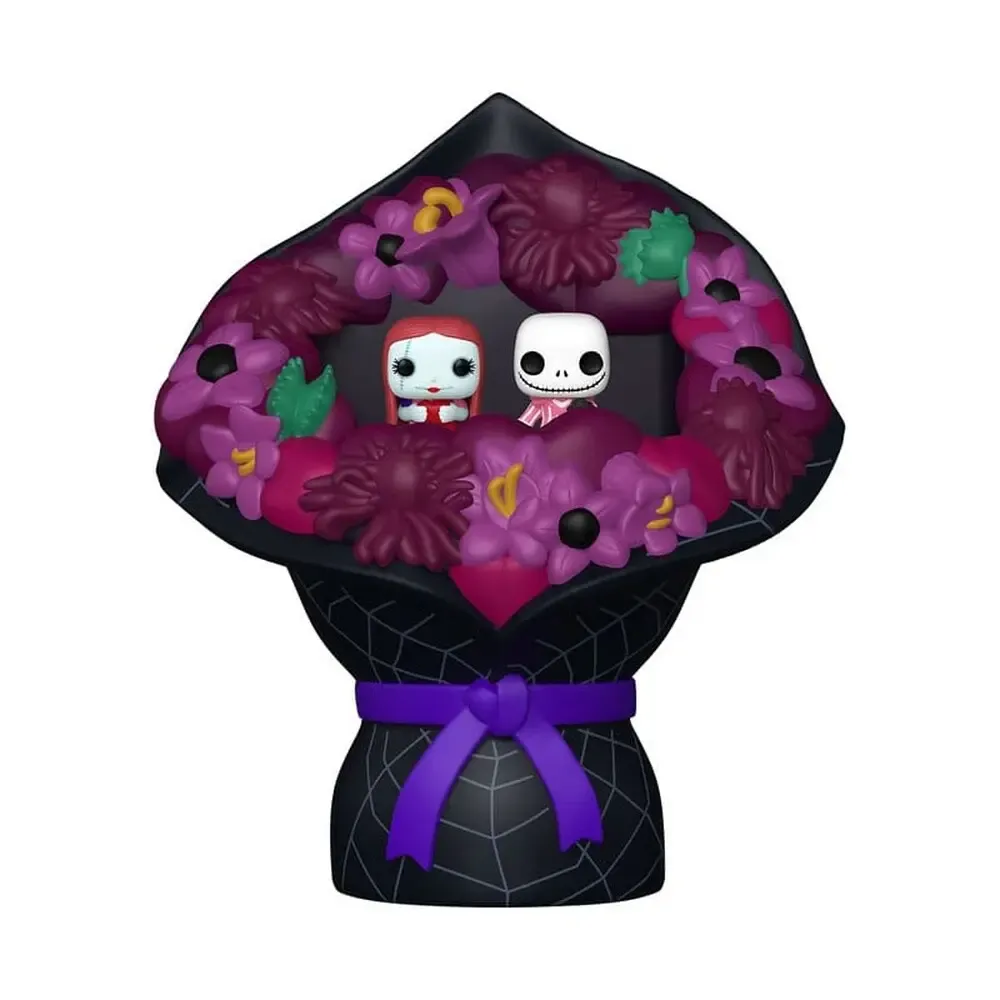Nightmare Before Christmas Bitty POP! Bouquet Vinyl Figuren Sally & Jack Skellington (Valentine) 4 cm