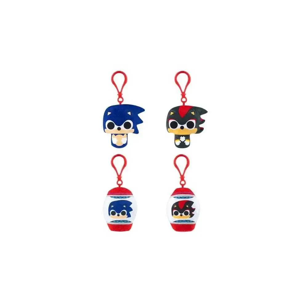 Sonic The Hedgehog Plüsch Schlüsselanhänger 5 cm PDQ Blind Sortiment (12)