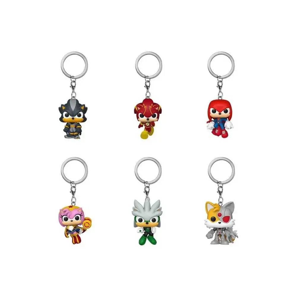 Sonic the Hedgehog POP! Vinyl Schlüsselanhänger 4 cm Display (12)