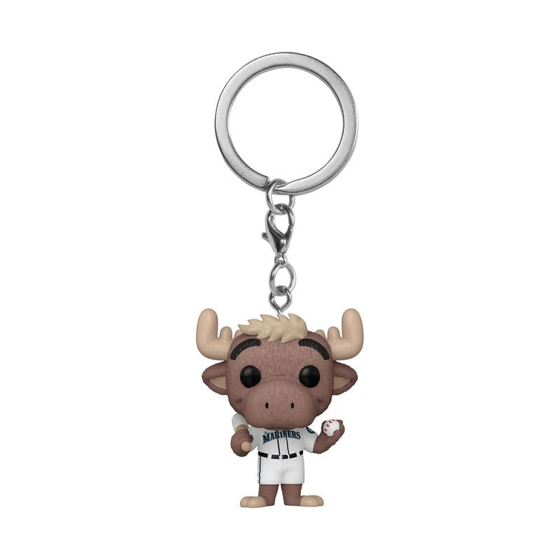MLB POP! Vinyl Schlüsselanhänger 4 cm Mariners- Mariner Moose Display (12)