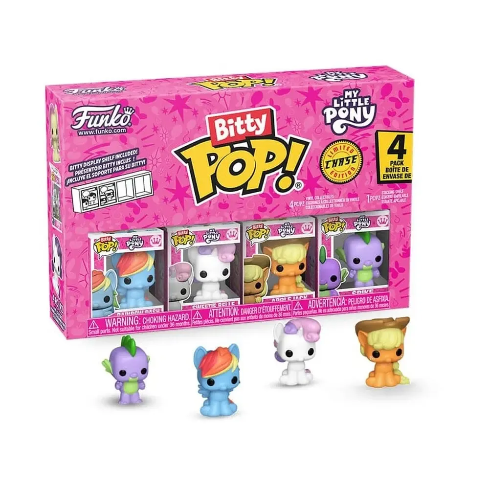 Mein kleines Pony Bitty POP! Vinyl Figuren 4er-Pack Rainbow Dash 2,5 cm