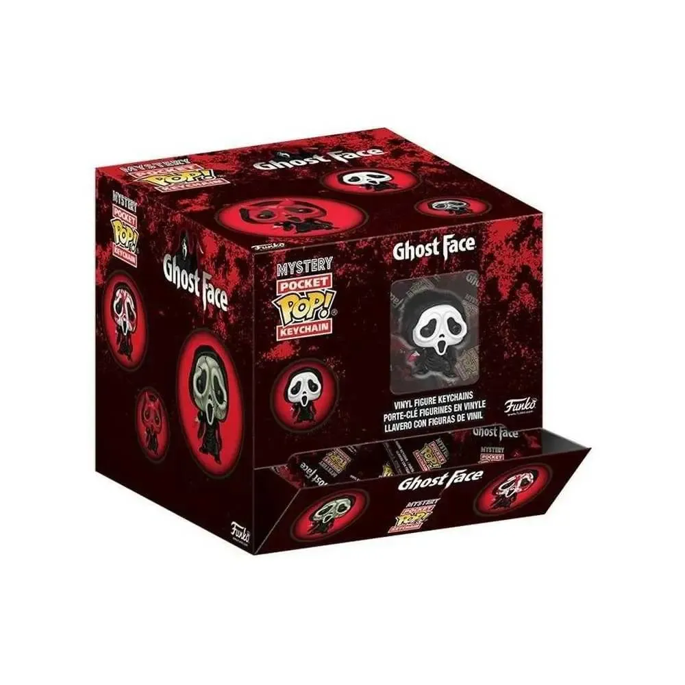 Scream POP! Vinyl Schlüsselanhänger 4 cm Ghost Face Display (12)