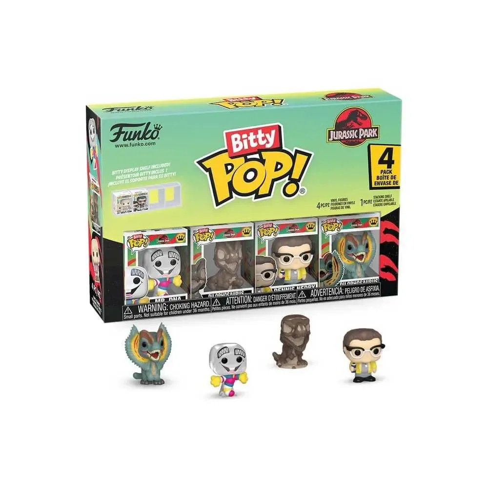 Jurassic Park Bitty POP! Vinyl Figuren 4er-Pack Mr. DNA 2,5 cm