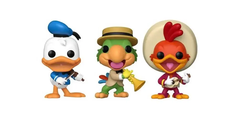 Disney POP! Vinyl Figuren 3er-Pack The Three Caballeros 9 cm
