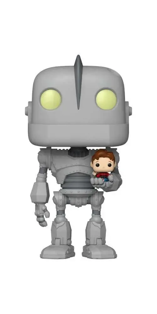 Der Gigant aus dem All Super Sized POP! Animation Vinyl Figur Iron Giant w/Hogarth 15 cm