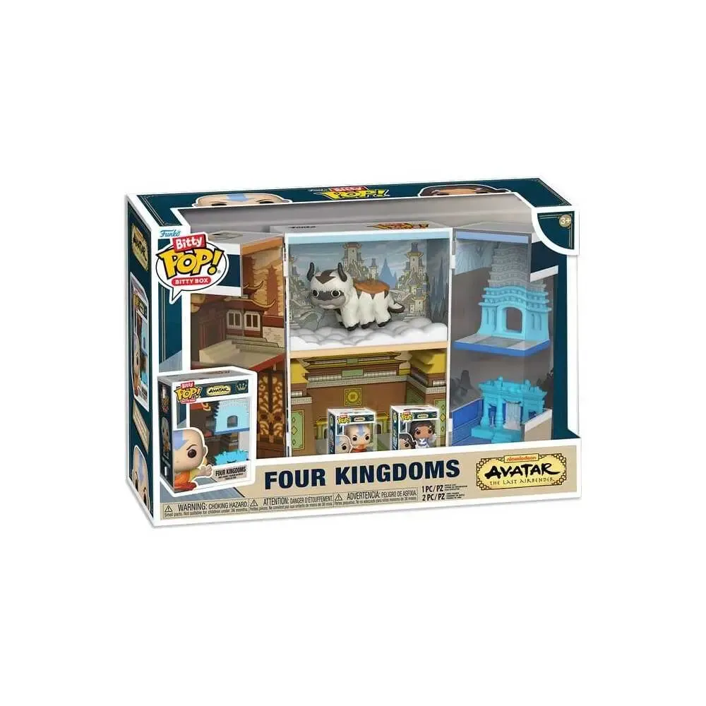 Avatar Der Herr der Elemente Bitty POP! Bitty Box Display mit 2 Vinyl Figuren Kingdoms